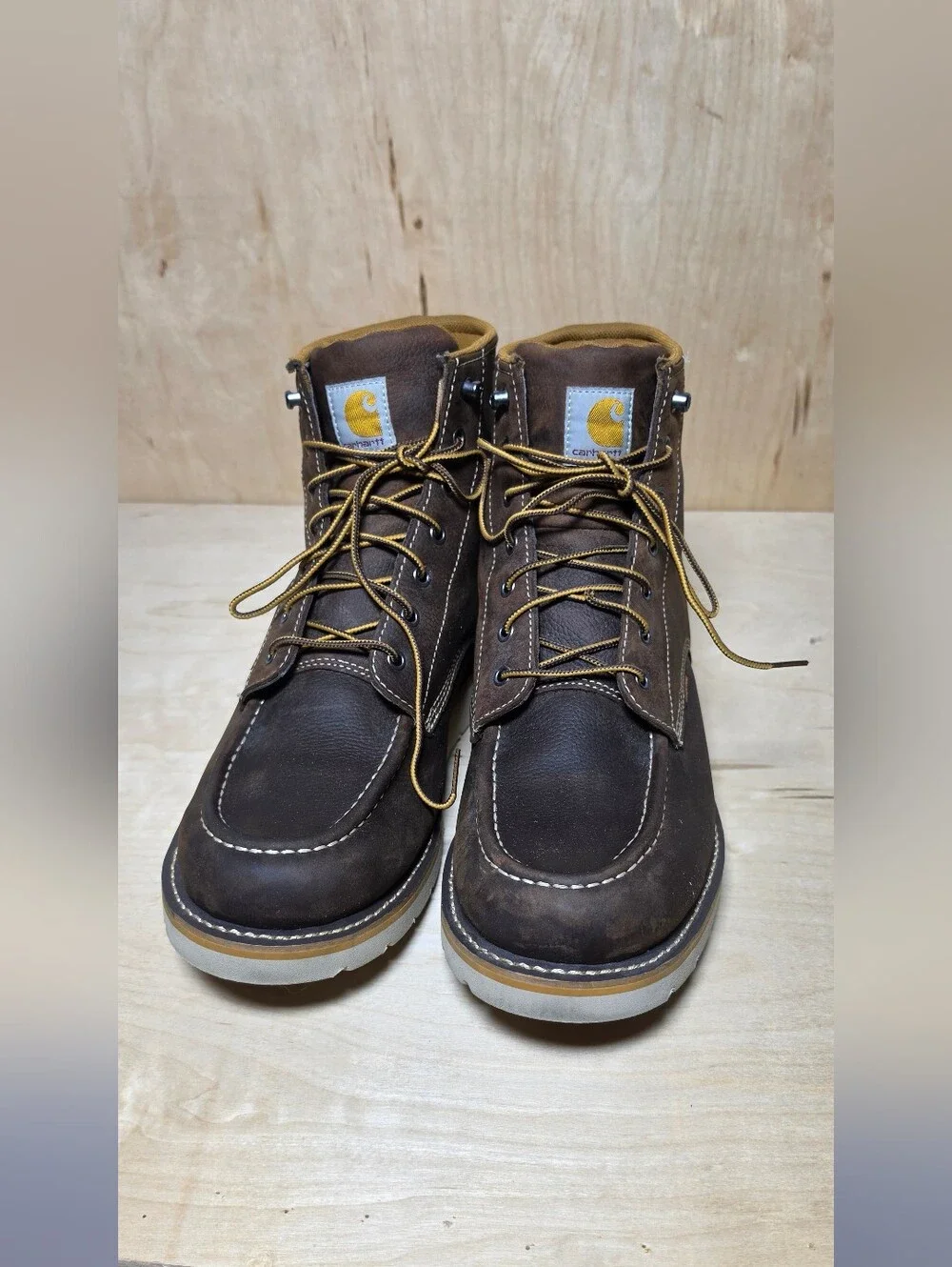 Carhartt Men's Waterproof 6-Inch Moc Toe Wedge Work Boots (Style CMW6095)